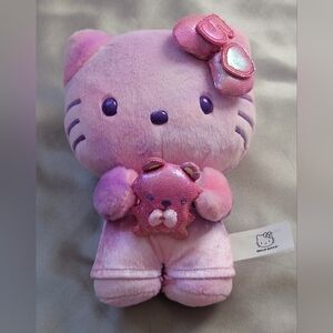 Hello Kitty 50th Anniversary Plush Toy with Teddy Bear Sanrio 8" Stuffed Animal